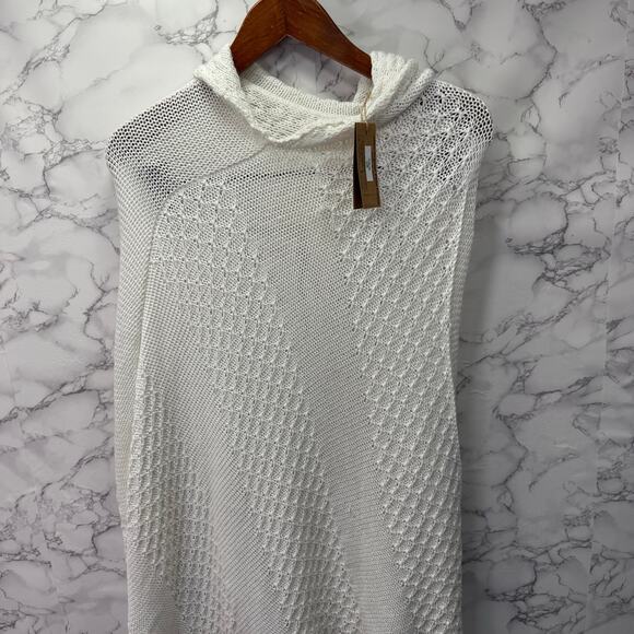 Cotton Natural Women’s Poncho Sweater One Size NEW # H197 - Picture 3 of 9